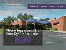 Tablet Screenshot of jainplasticsurgery.com